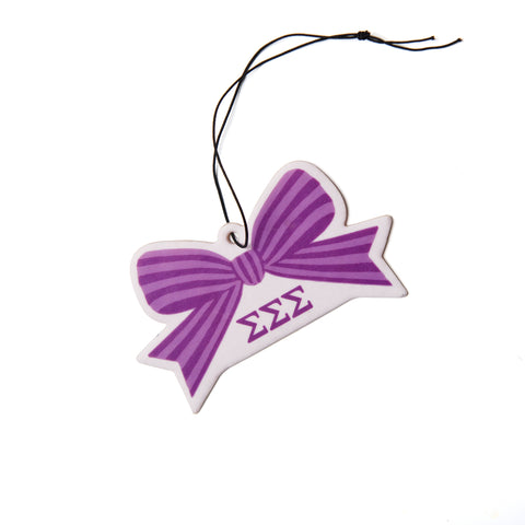 Tri Sigma Bow Air Freshener