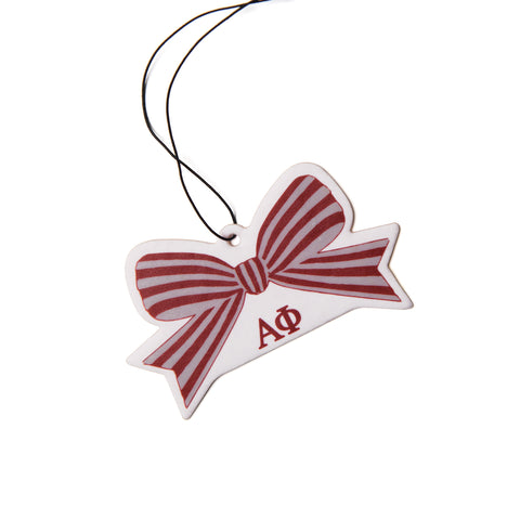 Alpha Phi Bow Air Freshener