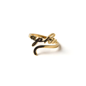 Alpha Phi Adjustable Ring