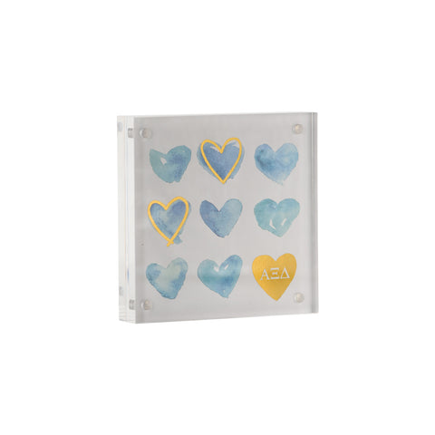 Alpha Xi Delta Heart Mini Print