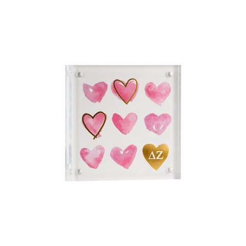 Delta Zeta Heart Mini Print