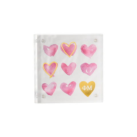 Phi Mu Heart Mini Print