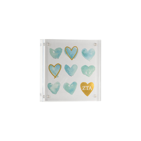 Zeta Tau Alpha Heart Mini Print
