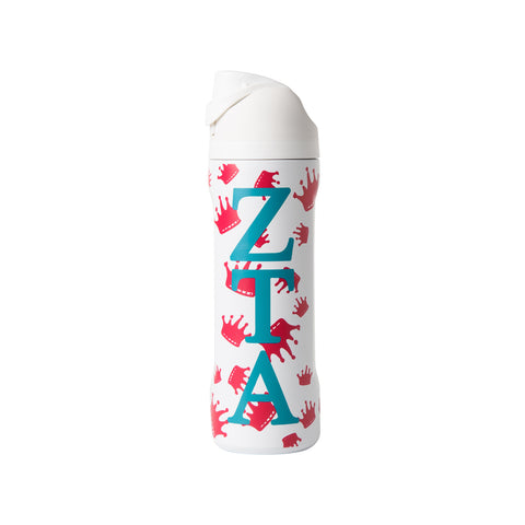 Zeta Tau Alpha Stainless Water Bottle