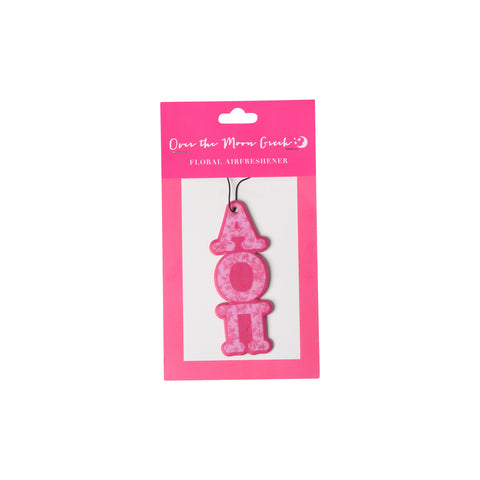 Alpha Omicron Pi FLORAL Air Freshener