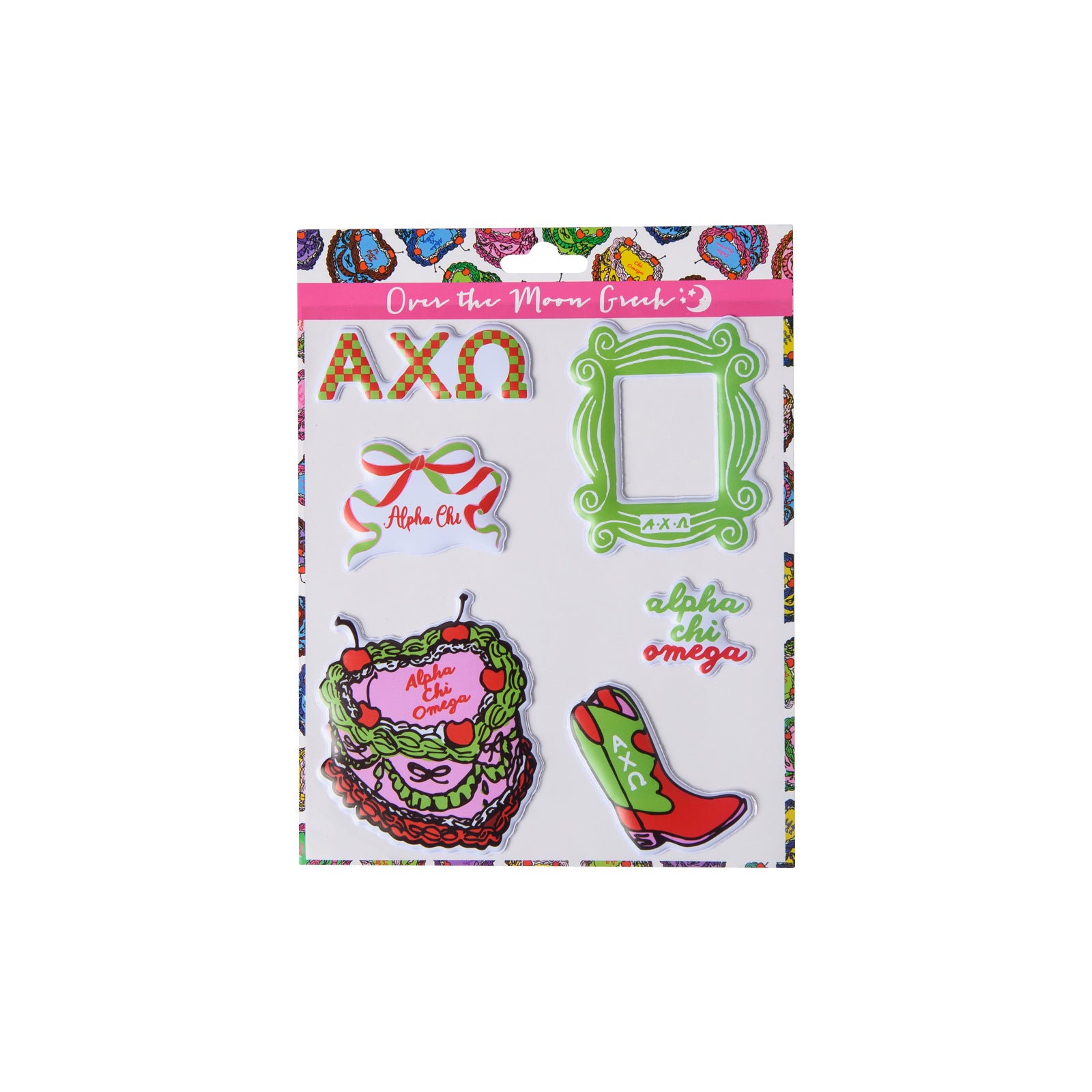 Sorority Puffy Sticker Sheet
