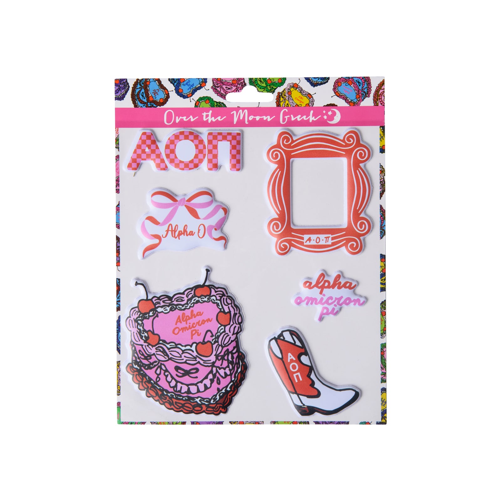 Sorority Puffy Sticker Sheet