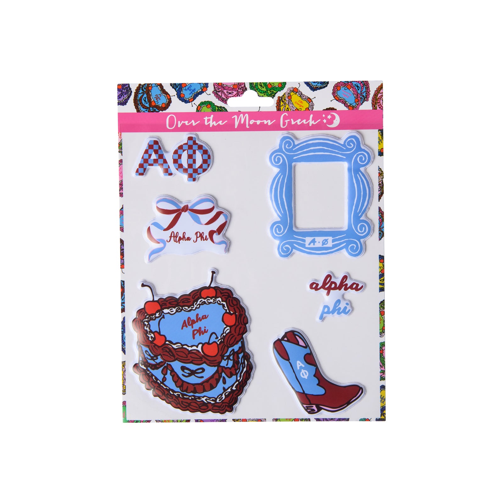 Sorority Puffy Sticker Sheet