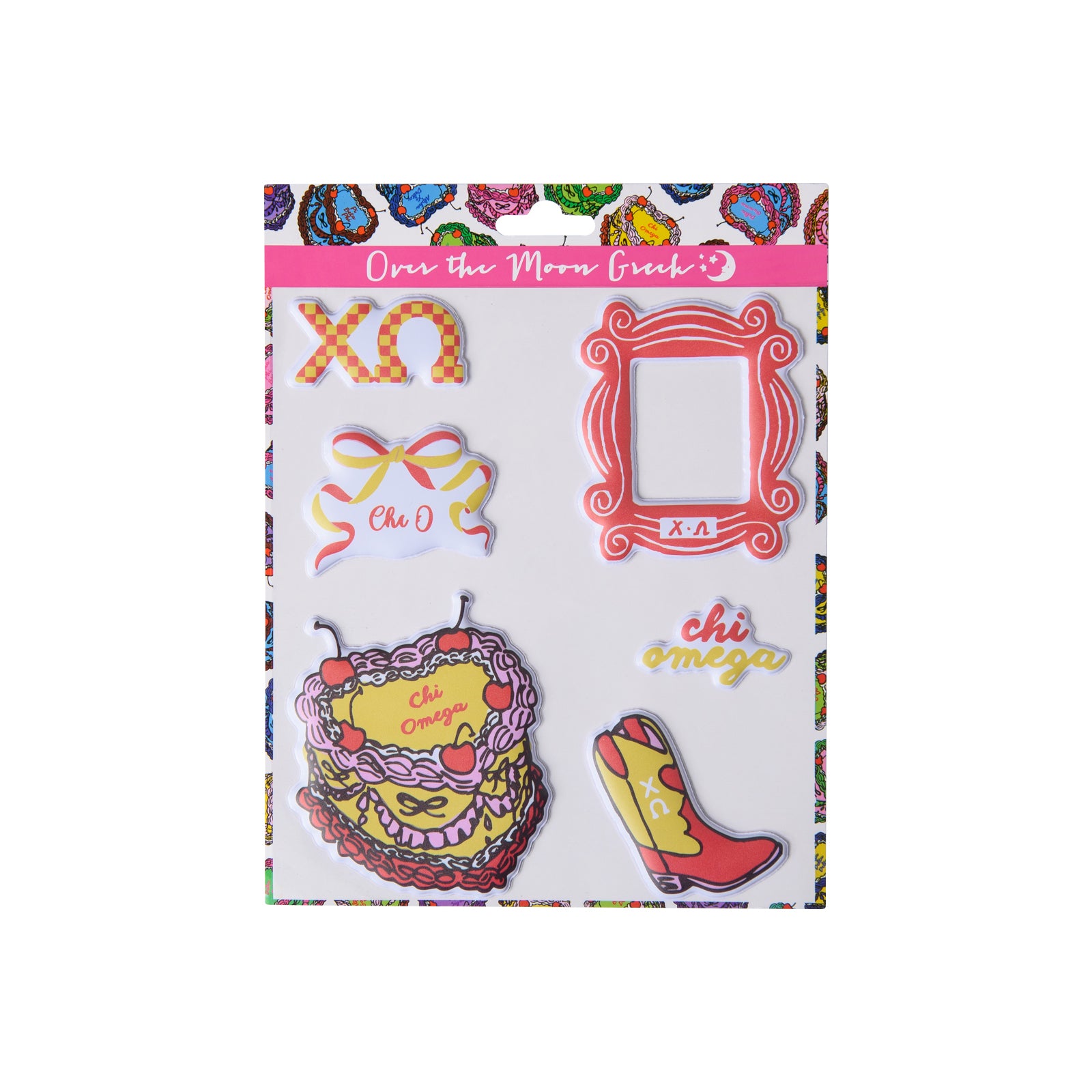 Sorority Puffy Sticker Sheet