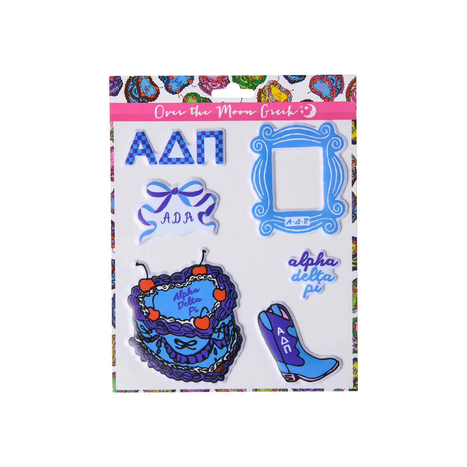 Sorority Puffy Sticker Sheet