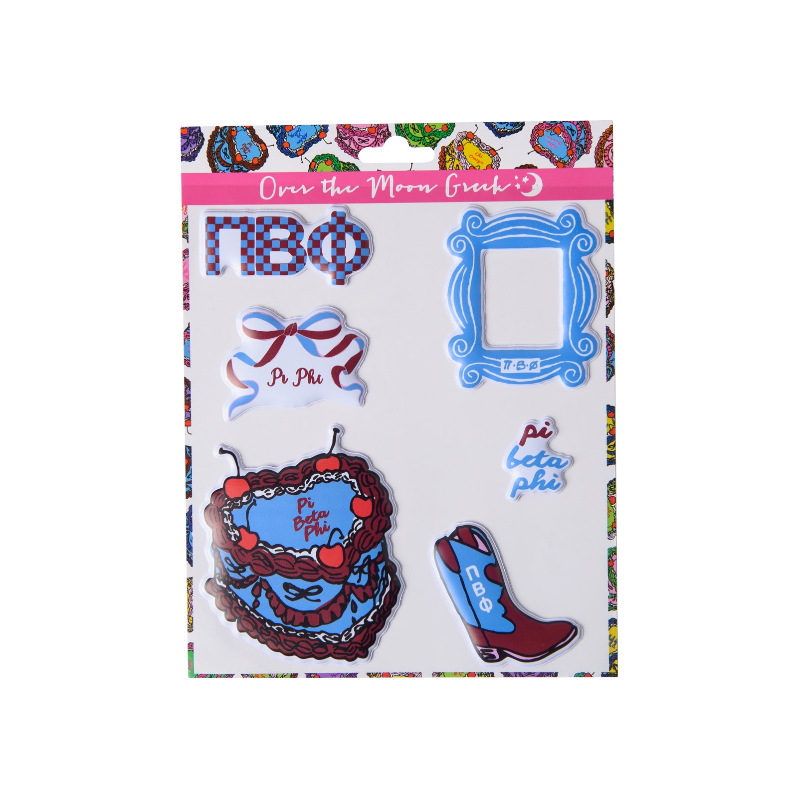 Sorority Puffy Sticker Sheet