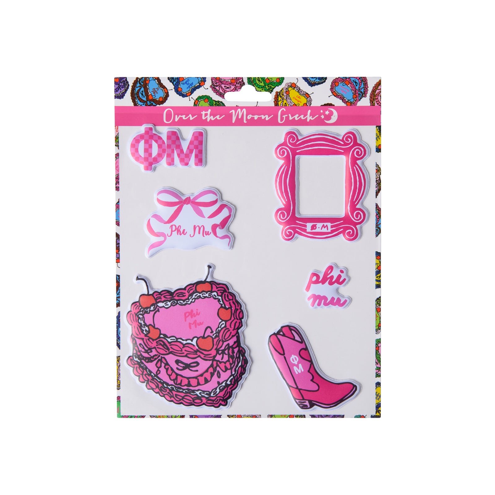 Sorority Puffy Sticker Sheet