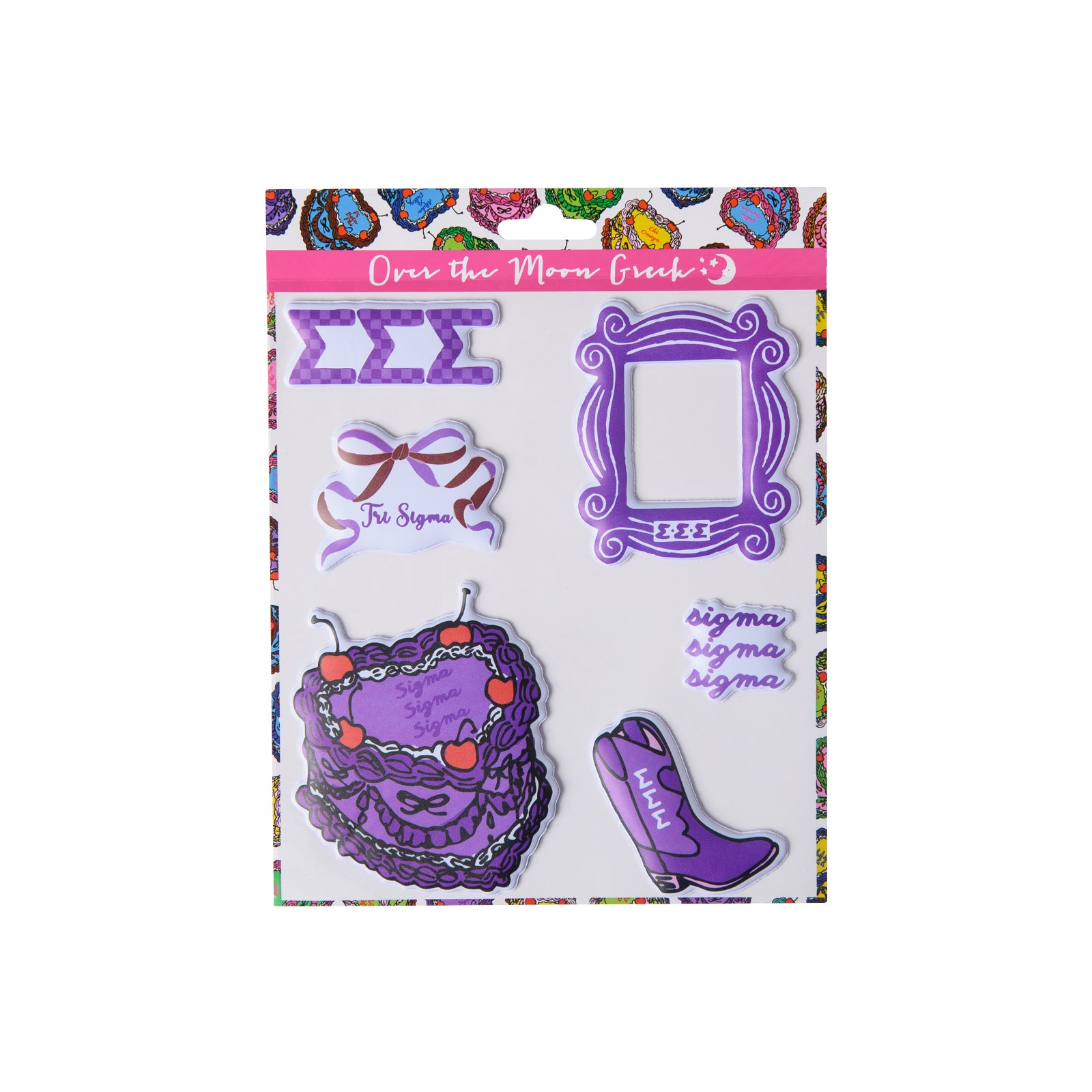 Sorority Puffy Sticker Sheet