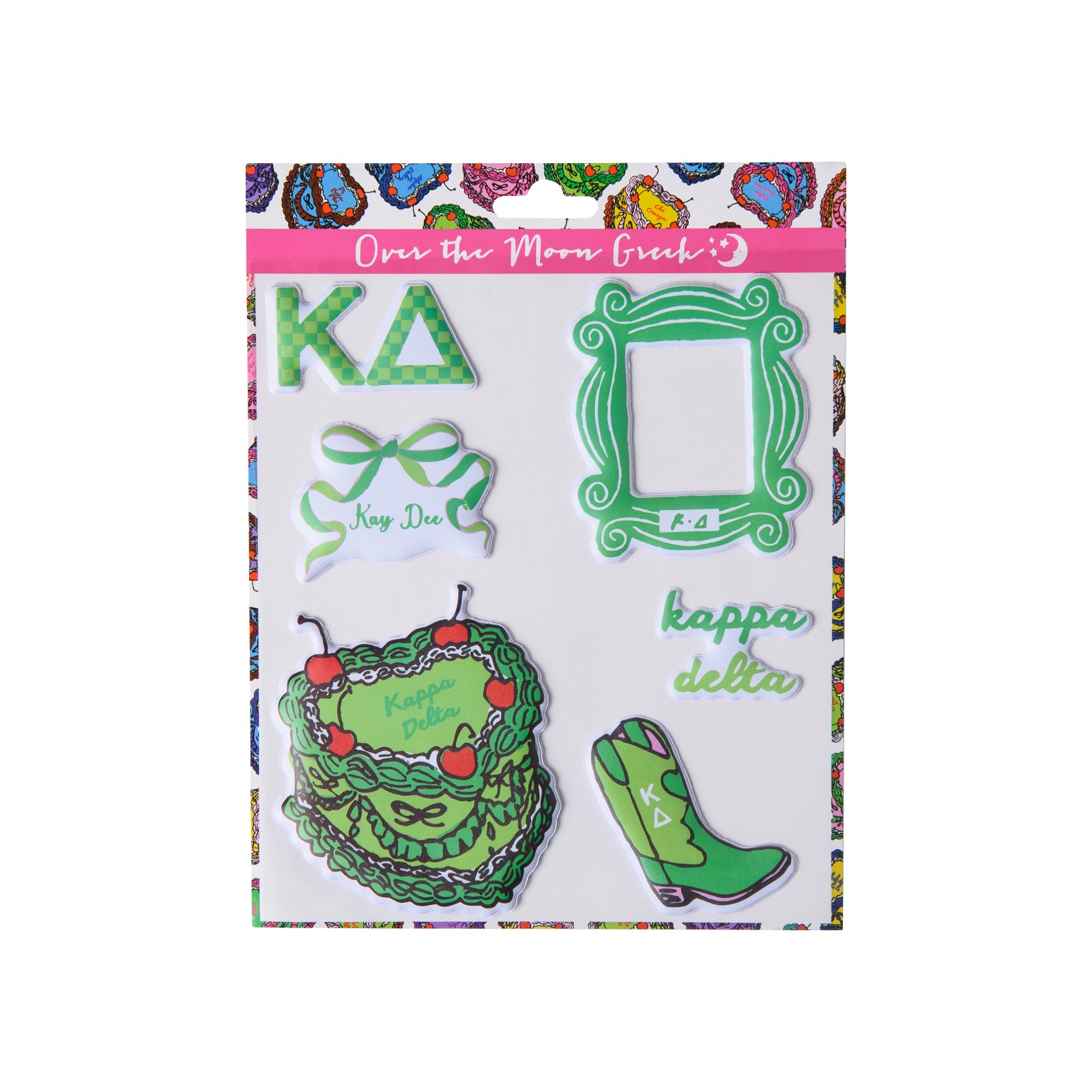 Sorority Puffy Sticker Sheet