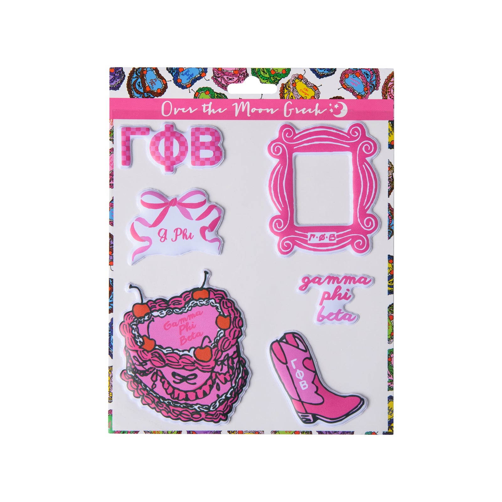Sorority Puffy Sticker Sheet