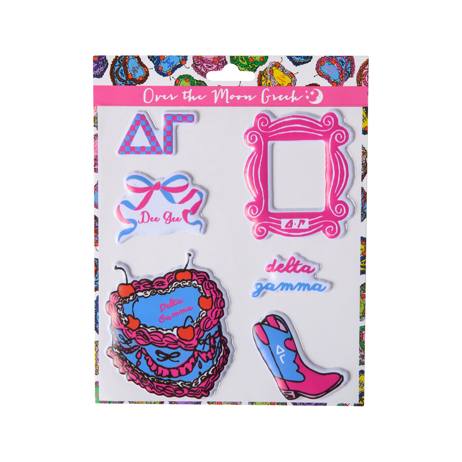 Sorority Puffy Sticker Sheet