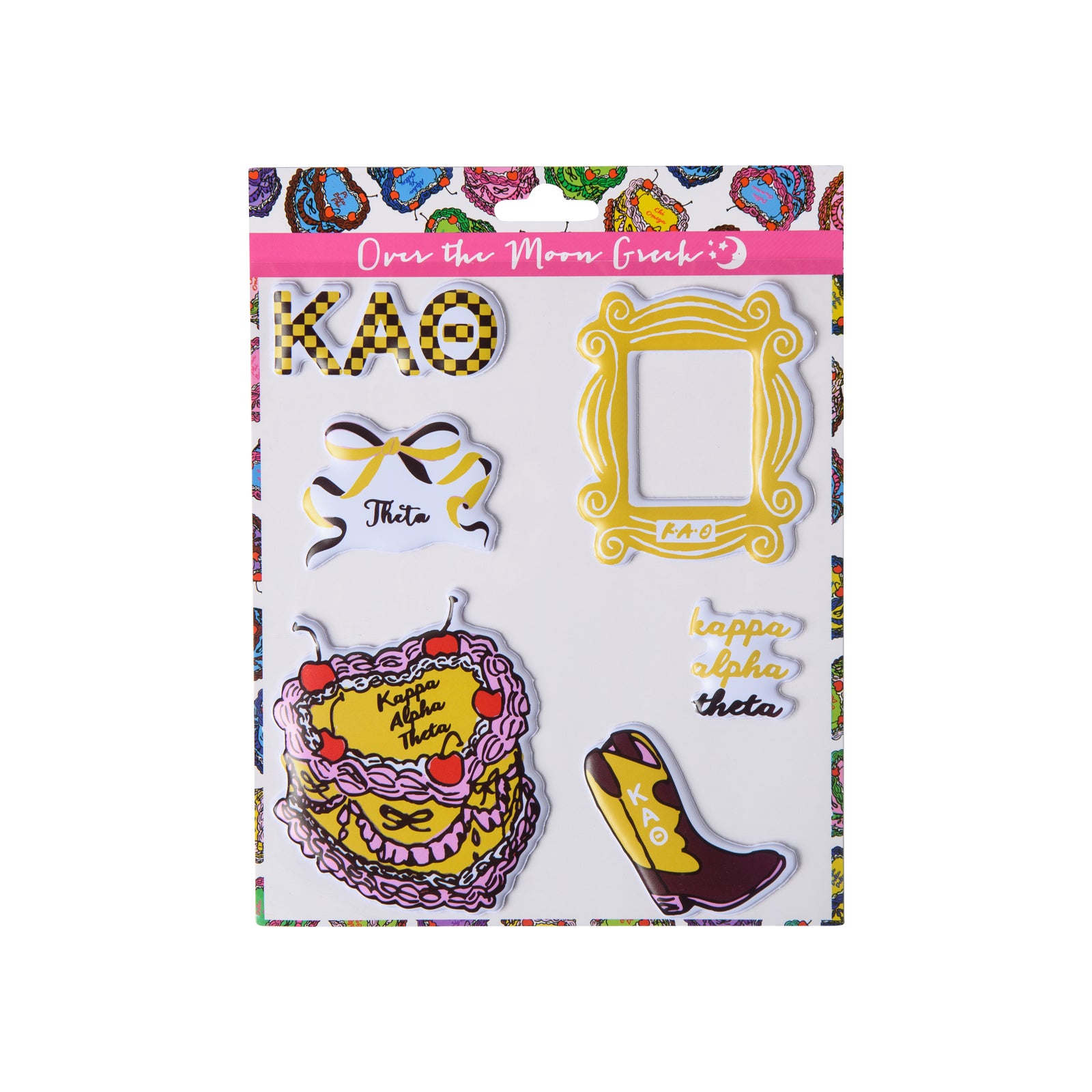 Sorority Puffy Sticker Sheet