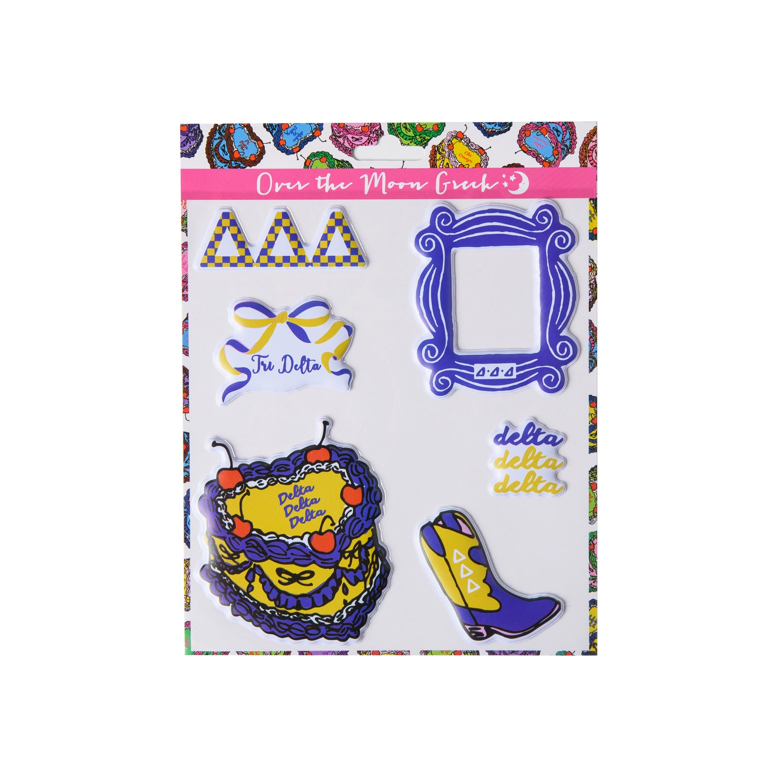 Sorority Puffy Sticker Sheet