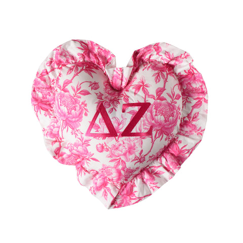 Delta Zeta Heart Pillow