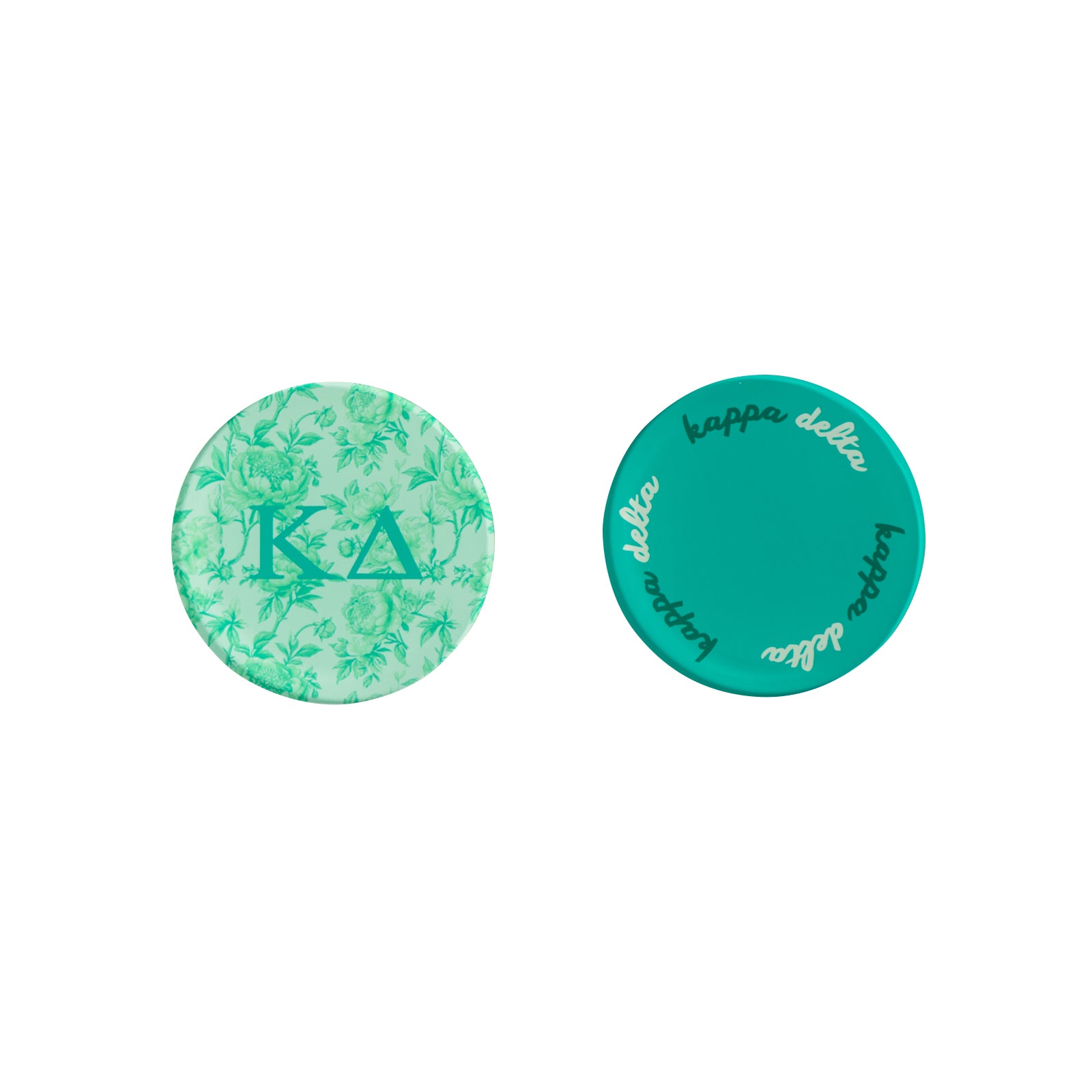 Sorority Reversible Sided Acrylic Floral Coaster