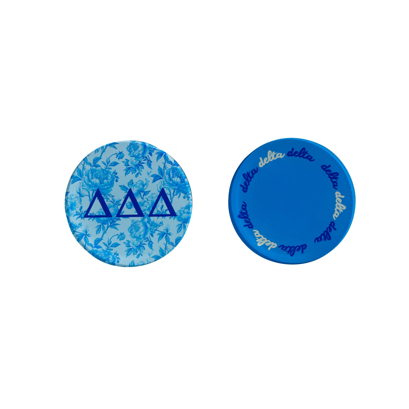 Sorority Reversible Sided Acrylic Floral Coaster