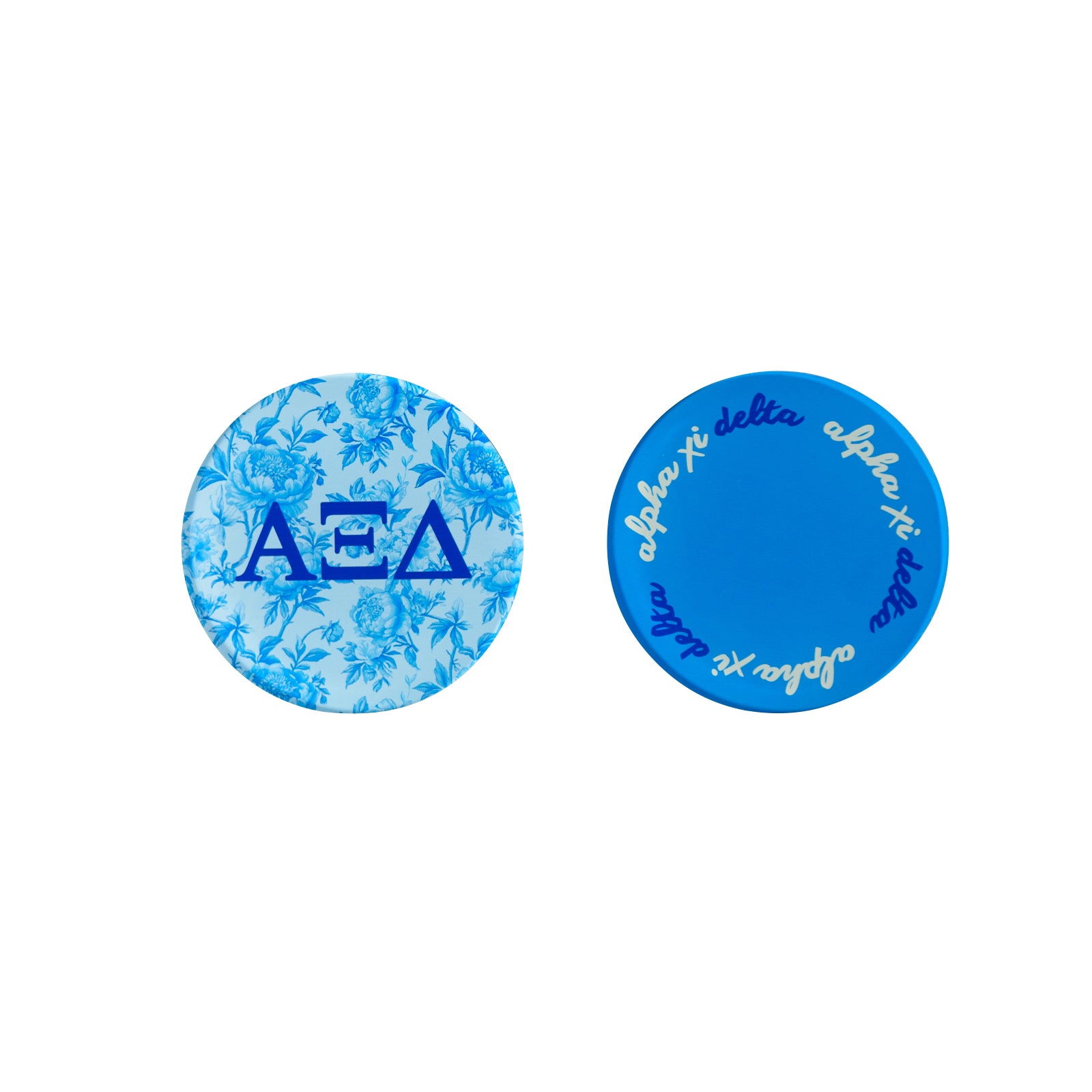 Sorority Reversible Sided Acrylic Floral Coaster