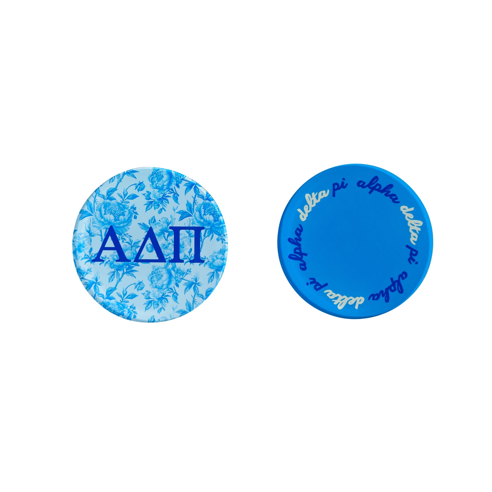 Sorority Reversible Sided Acrylic Floral Coaster