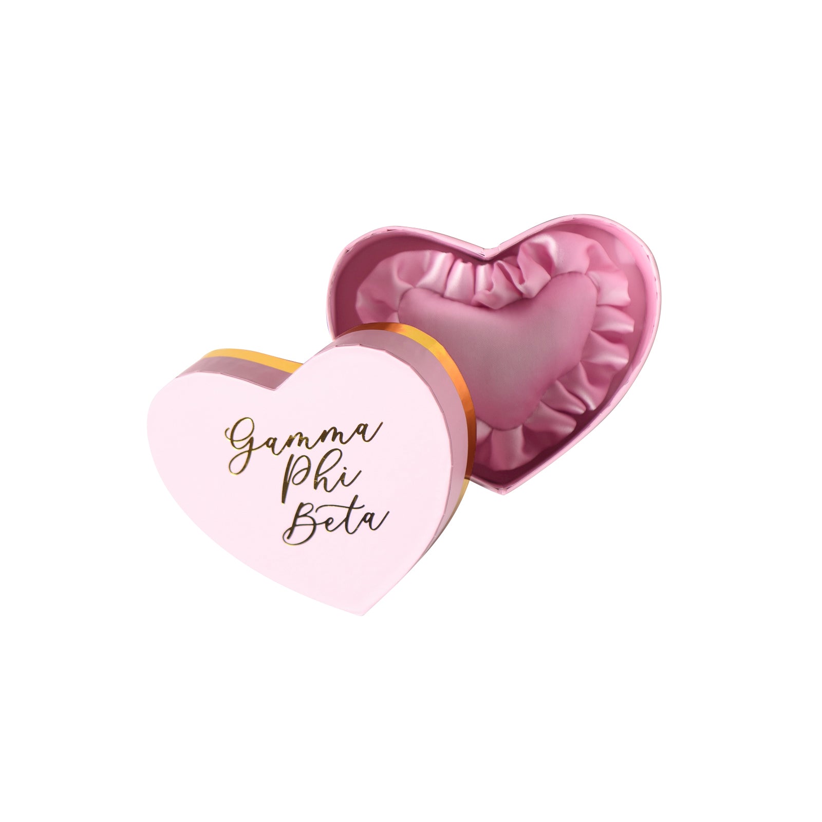 Gamma Phi Beta Badge Pillow and Box