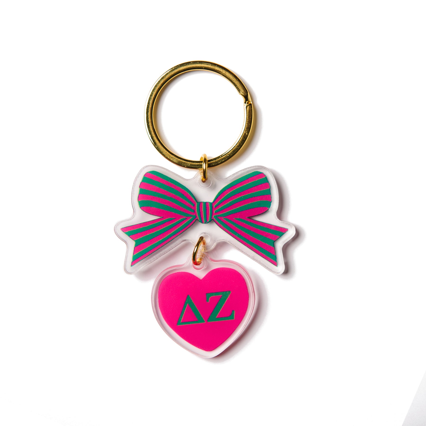 Delta Zeta BOW-DACIOUS Keychain