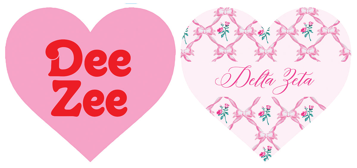 Dee Zee Double Sided Acrylic Heart Coaster