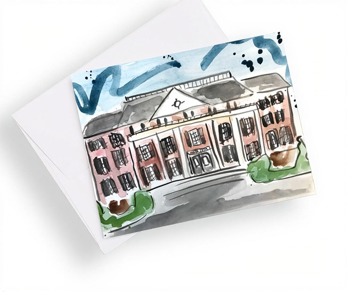 University of Alabama Sorority House Notecards
