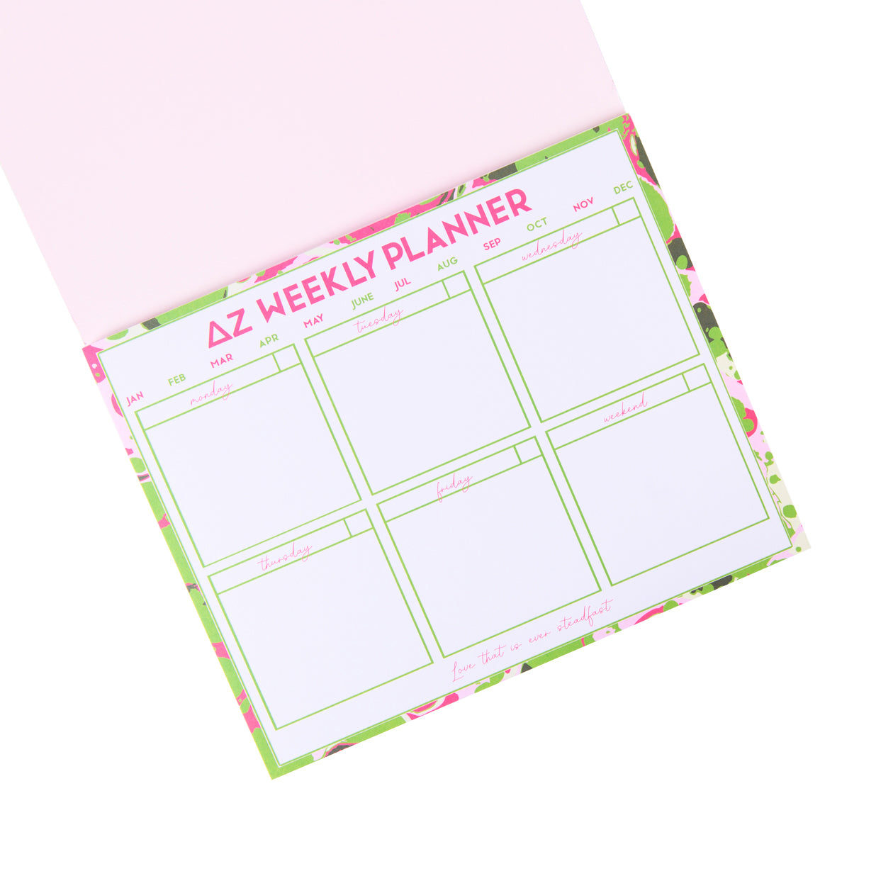 Sorority Desk Planner