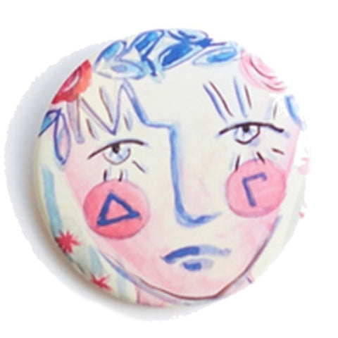 Delta Gamma FANCY SISTER Button