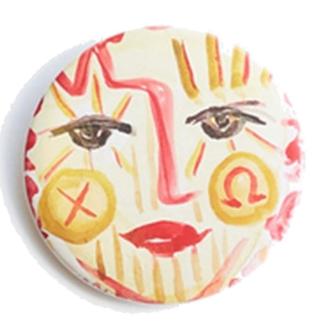 Chi Omega FANCY SISTER Button