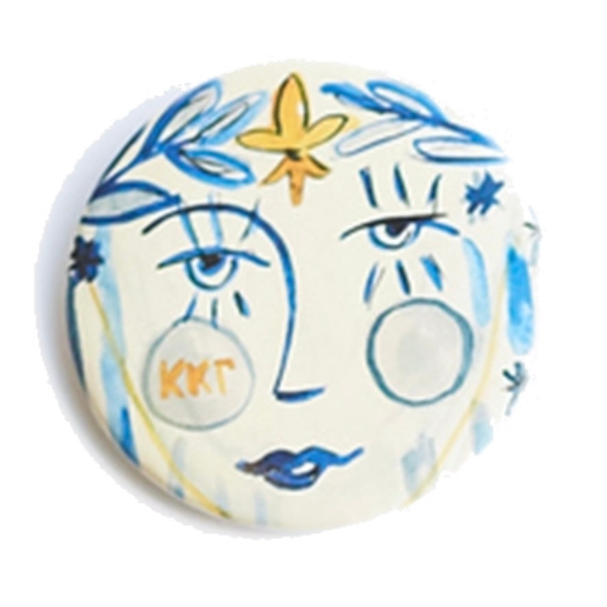 Kappa Kappa Gamma FANCY SISTER Button