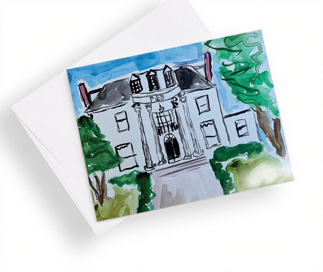 University of Georgia Sorority House Notecards