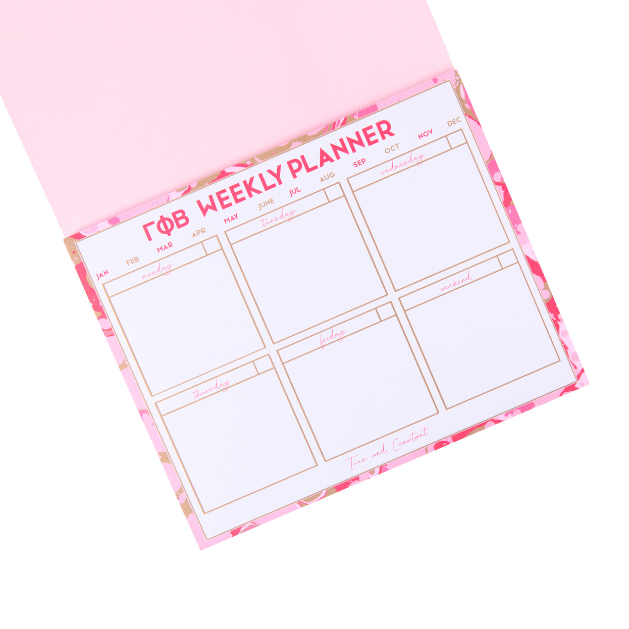Gamma Phi Beta Desk Planner