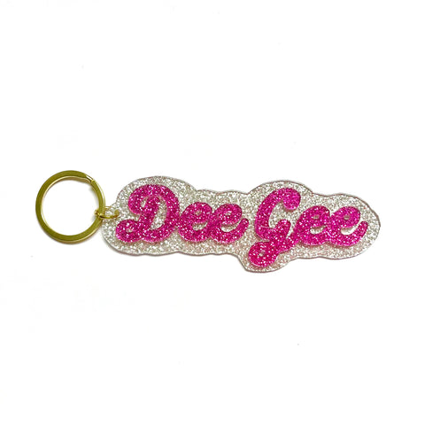 DEE GEE Glitter Keychain