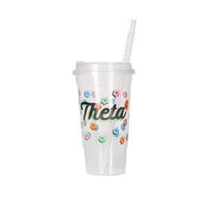 Theta FLOWER CHILD Clear Cup