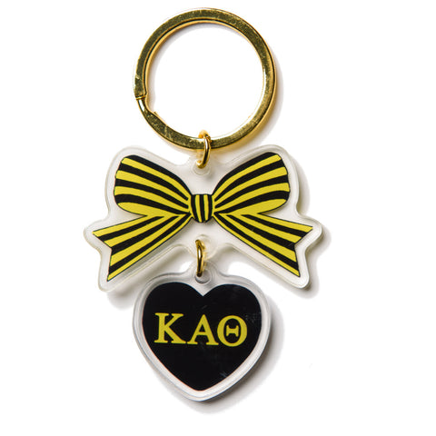 Kappa Alpha Theta BOW-DACIOUS Keychain
