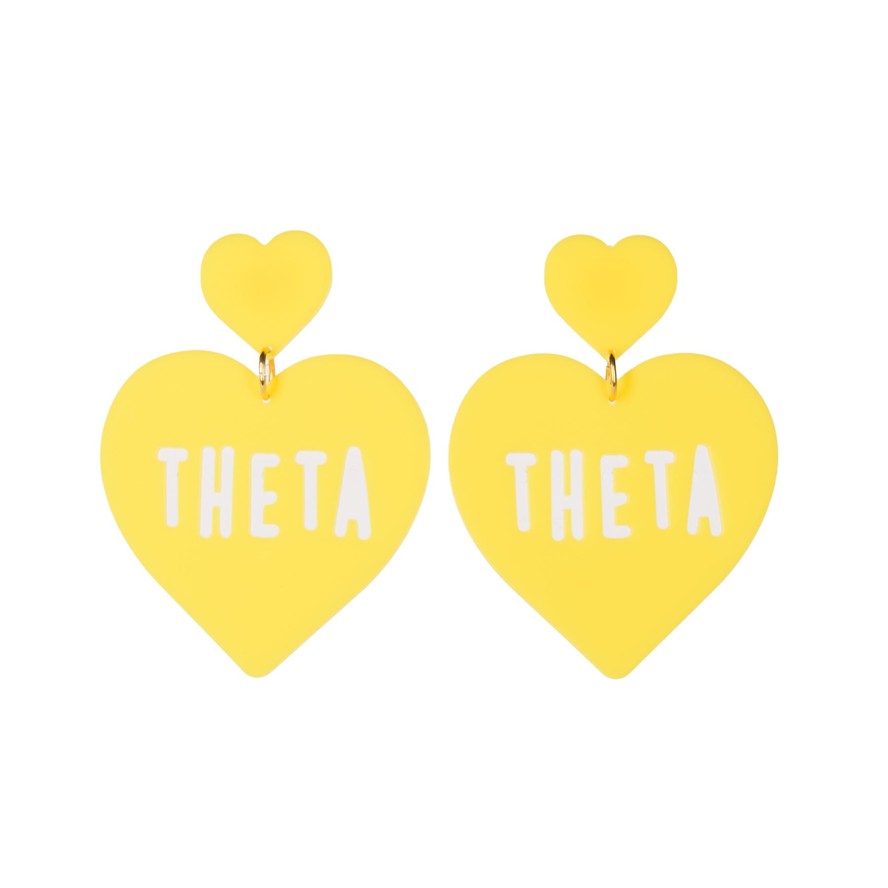 Kappa Alpha Theta Sweet Heart Earring