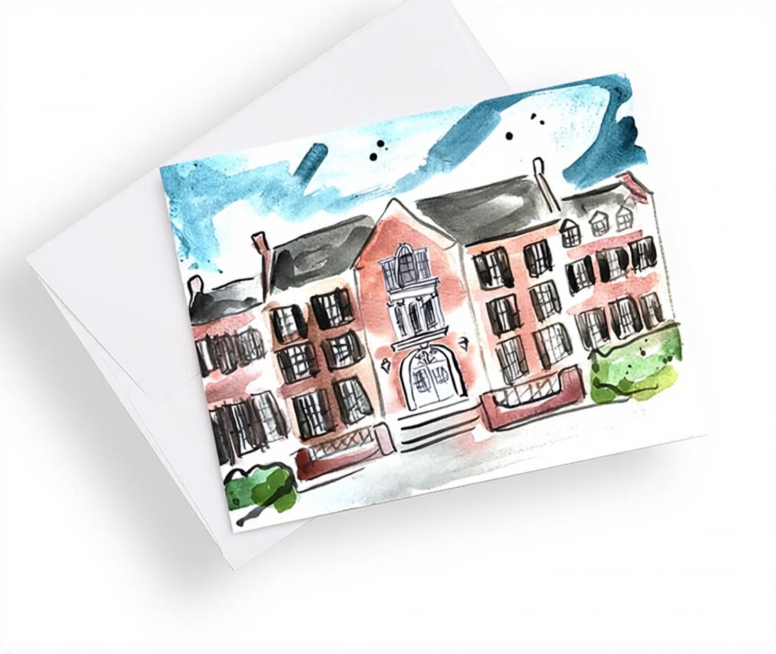 University of Alabama Sorority House Notecards