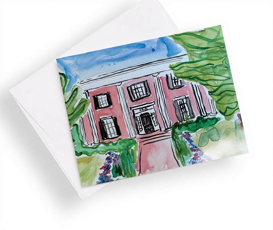 University of Georgia Sorority House Notecards