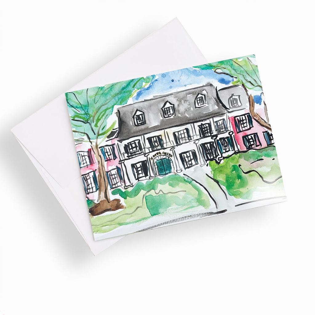 Louisiana State University Sorority House Notecards