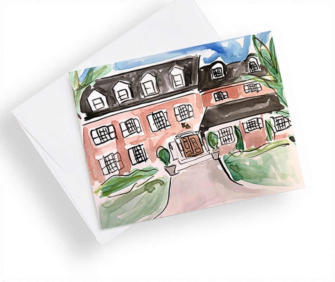Oklahoma State University Sorority House Notecards