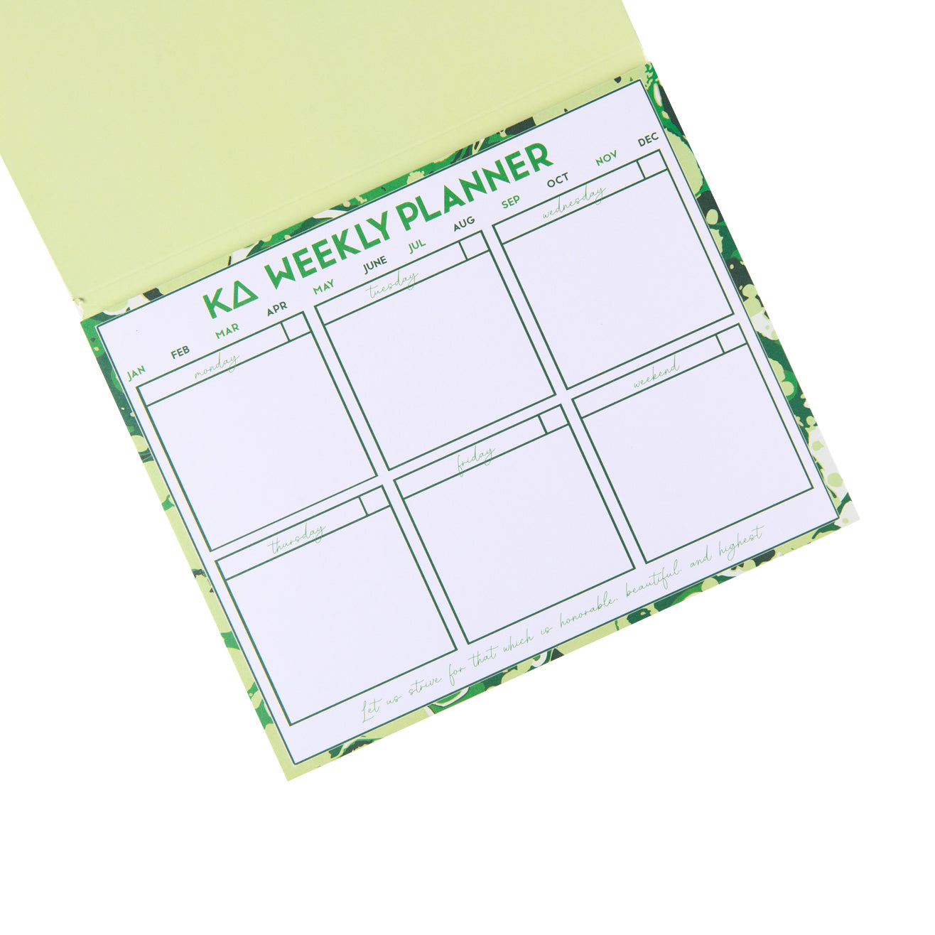 Kappa Delta Desk Planner