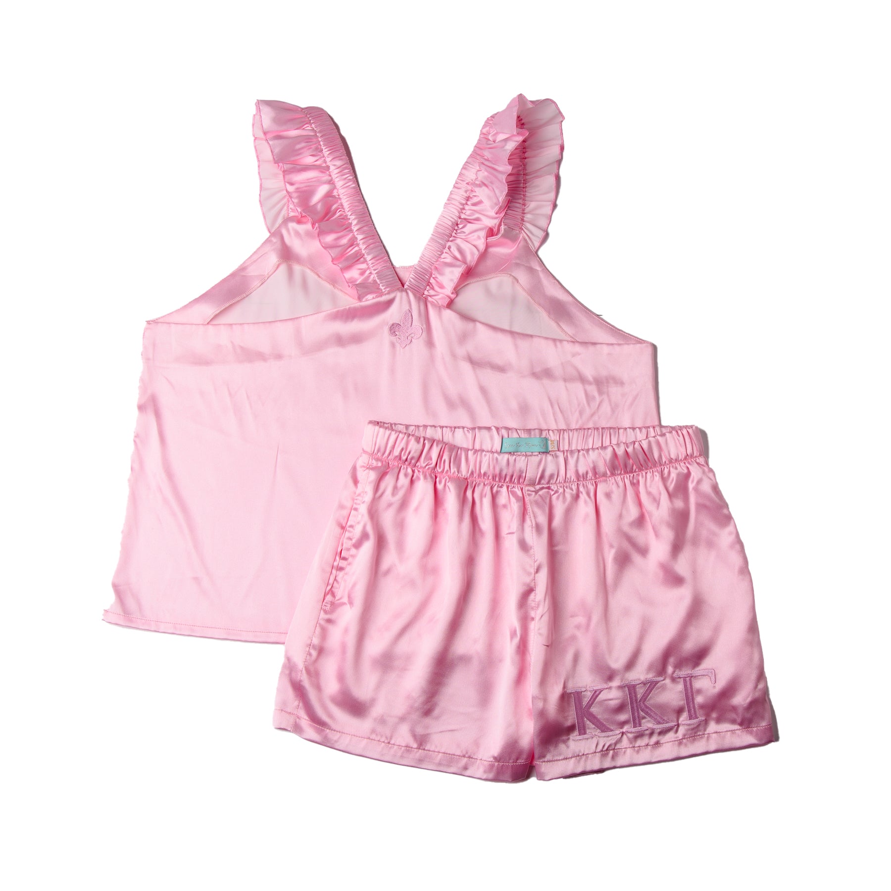 Kappa Kappa Gamma PINK PERFECTION Satin Set