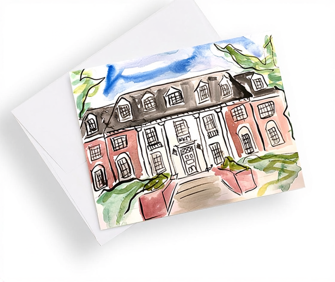 Oklahoma State University Sorority House Notecards