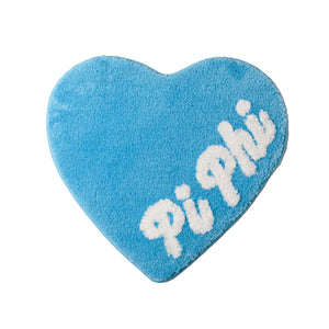 Pi Phi Heart Mini-Rug