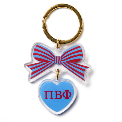 Pi Beta Phi BOW-DACIOUS Keychain